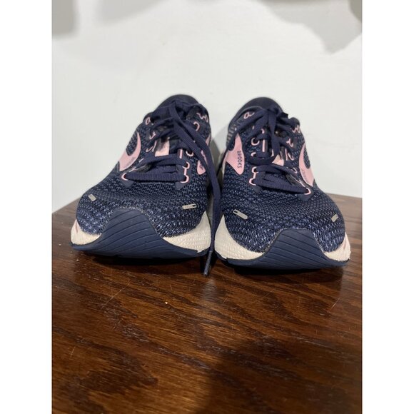 Brooks Womens Adrenaline GTS 22 Running Shoes Navy/Pink Sz 9.5 Stlye 1203531B486 - Picture 3 of 8